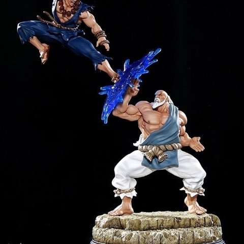 Street Fighter: Gouken vs Akuma Diorama