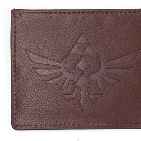 Zelda - Leather Card Wallet With Debased Logo