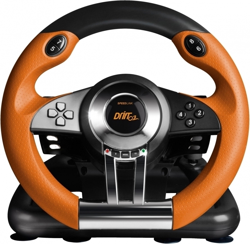 Speedlink Drift O.Z. Racing Wheel (Zwart / Oranje)