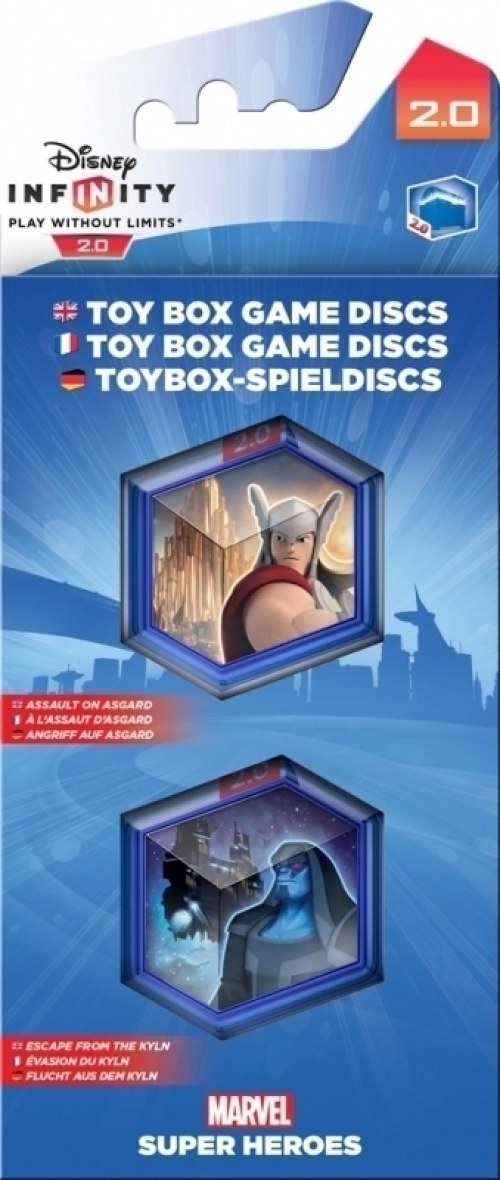 Disney Infinity 2.0 Toy Box Game Discs Marvel