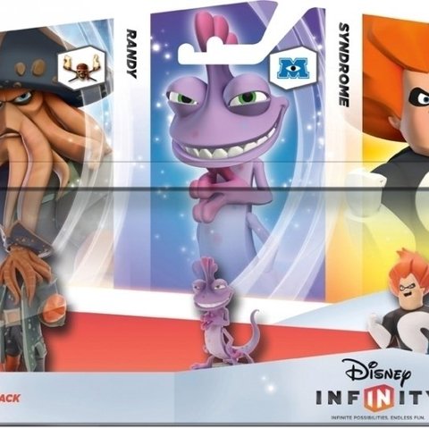 Disney Infinity Triple Pack Villains (Randy / Syndrome / Davy Jones)