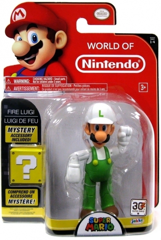 World of Nintendo Figure - Fire Luigi