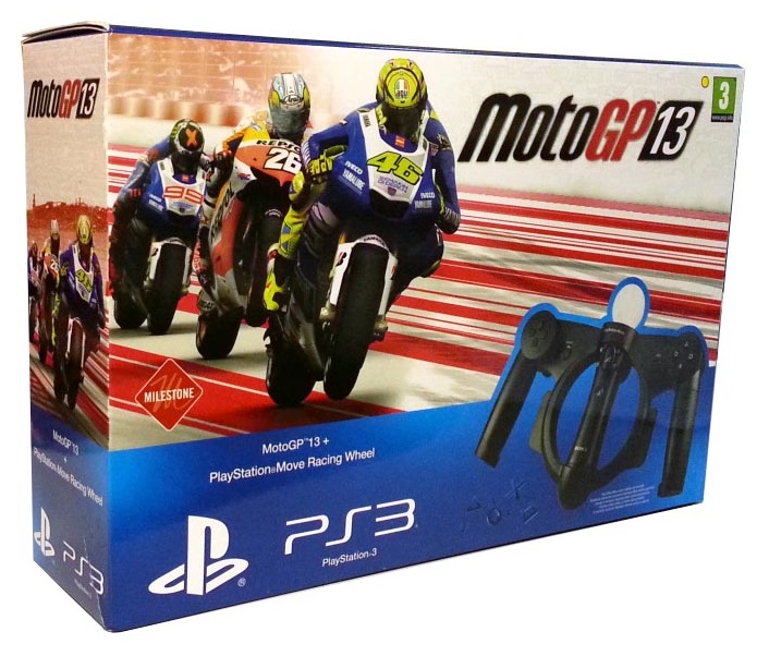 MotoGP 13 with Playstation Move Racing Wheel