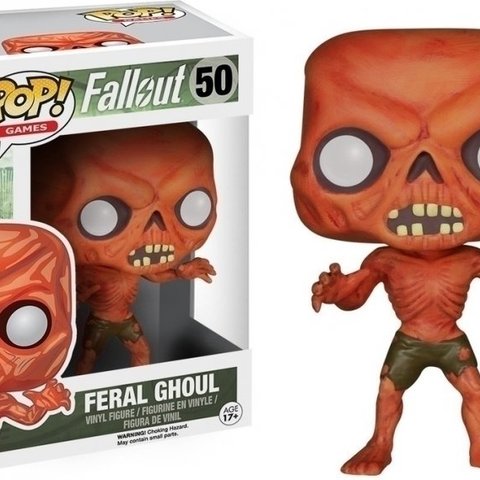 Fallout Pop Vinyl Figure: Feral Ghoul (schade aan doos)
