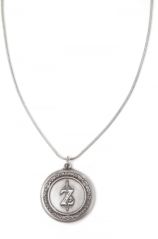 Zelda Breath of the Wild - Logo Silver Necklace