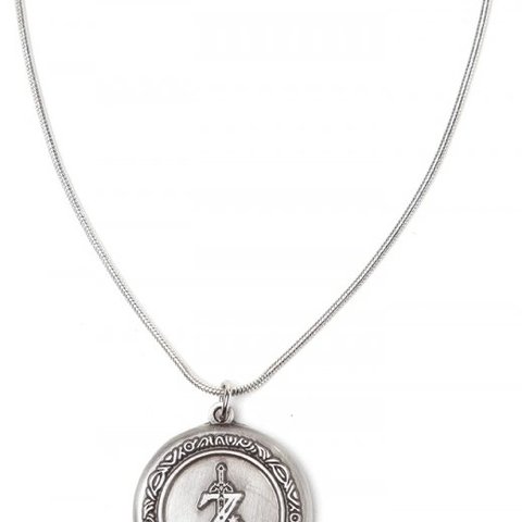 Zelda Breath of the Wild - Logo Silver Necklace