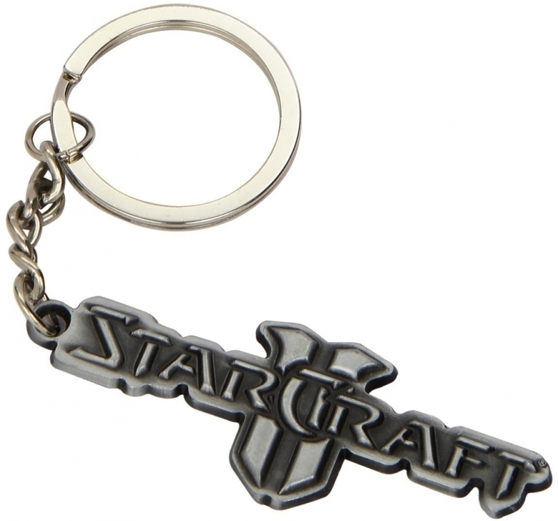 Starcraft II Metal Keychain Logo