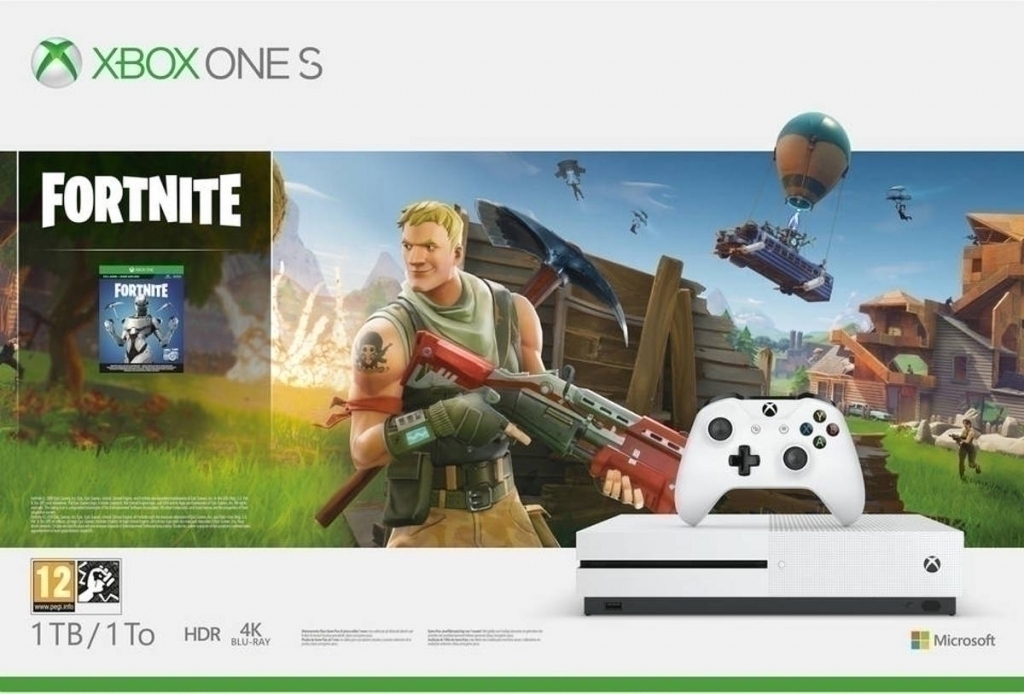 Xbox One S Console 1 TB Fortnite Bundel