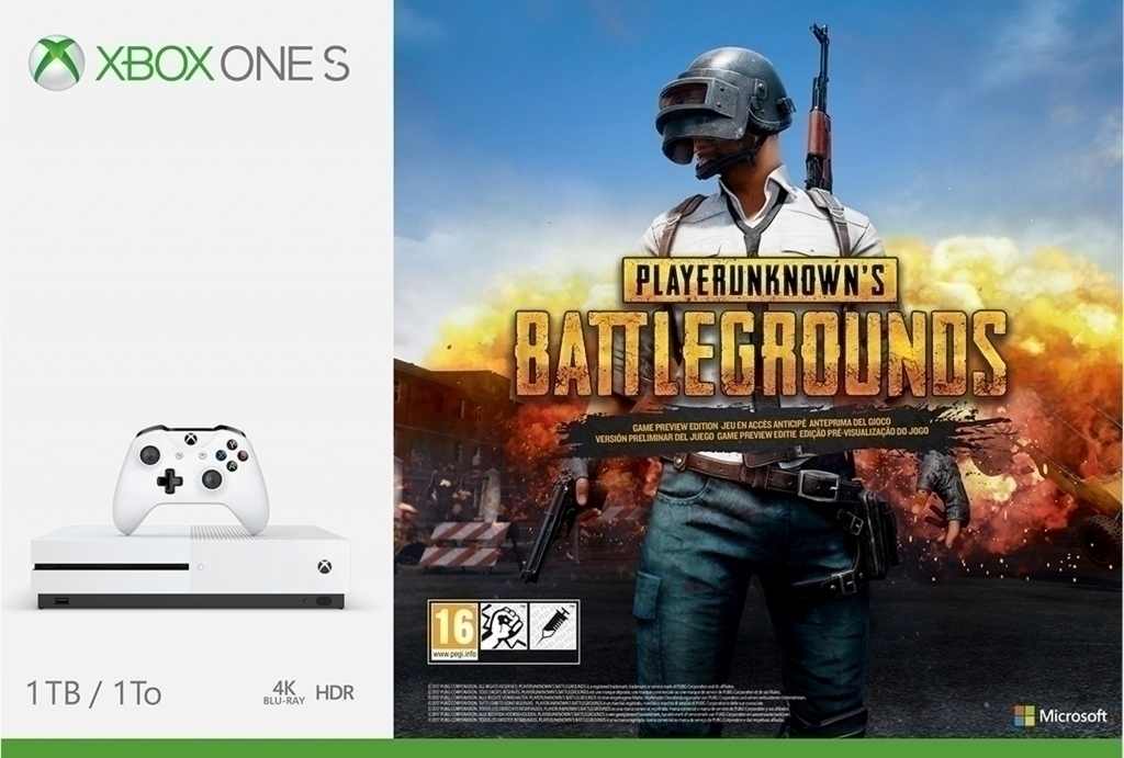 Xbox One S - 1TB + Player Unknown's Battlegrounds