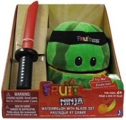 Fruit Ninja Pluche Watermelon with Blade