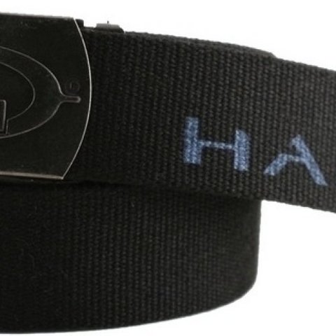 Halo 4 Black Printed Poly Web Belt Antique Logo