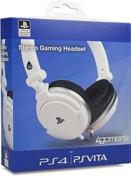 4Gamers Stereo Gaming Headset (White)
