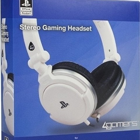 4Gamers Stereo Gaming Headset (White)