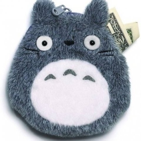 Ghibli - Totoro Pluche Portemonnaie Grey 15cm