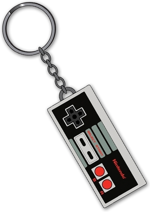 Nintendo Rubber Keychain NES Controller