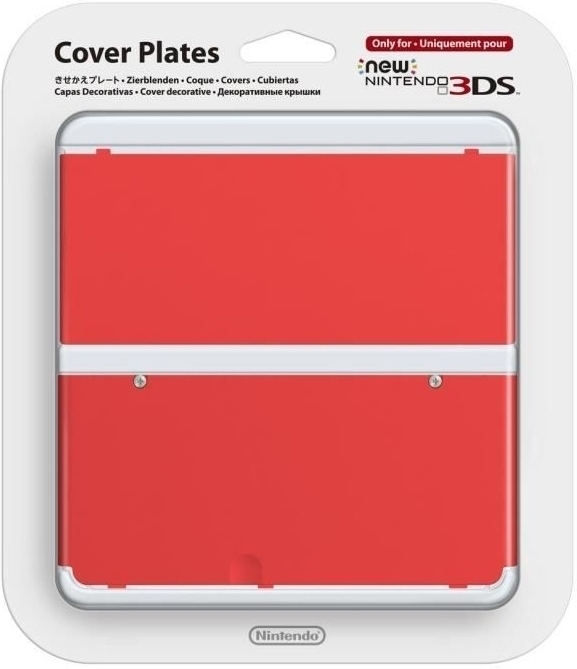 Cover Plate NEW Nintendo 3DS - Red