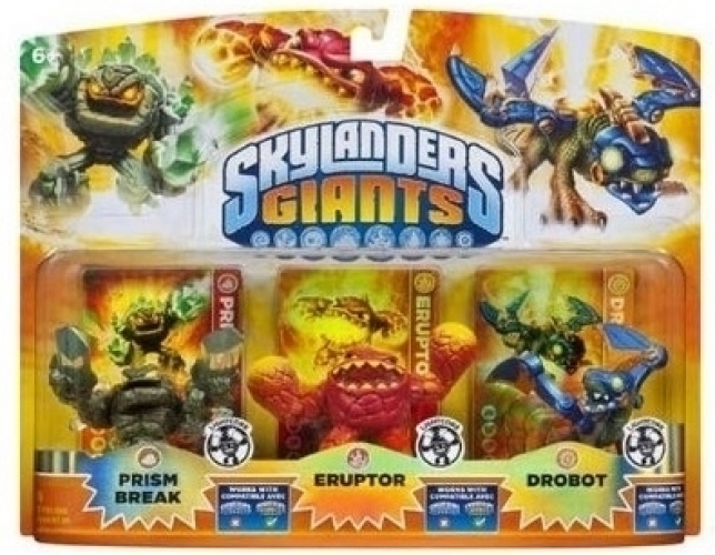 Skylanders Giants 3 Pack Lightcore (Prism Break/Eruptor/Drobot)