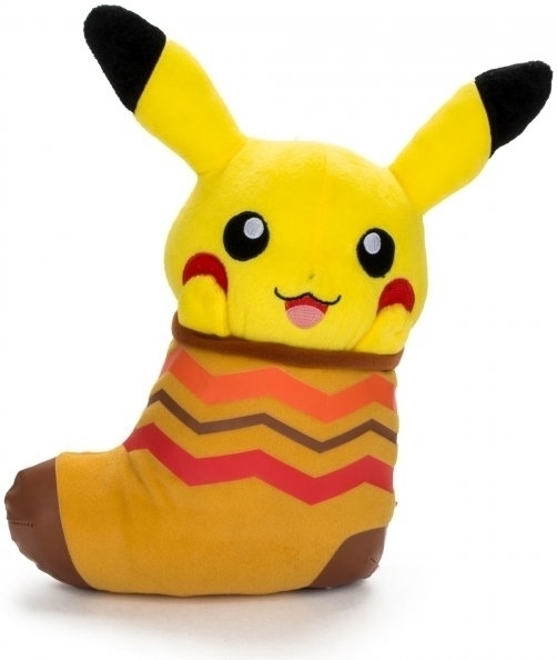 Pokemon Pluche - Pikachu In Stocking