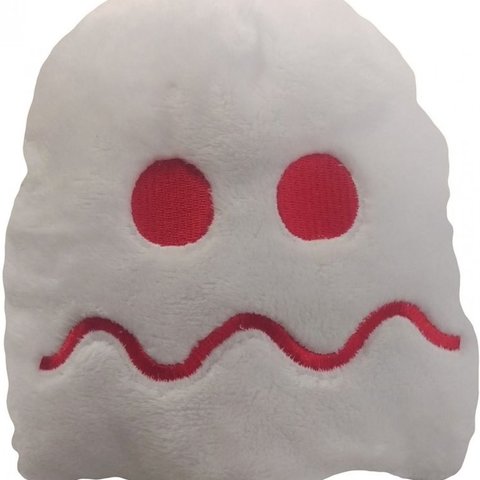 Pac-Man Pluche 17cm - Ghost (White)