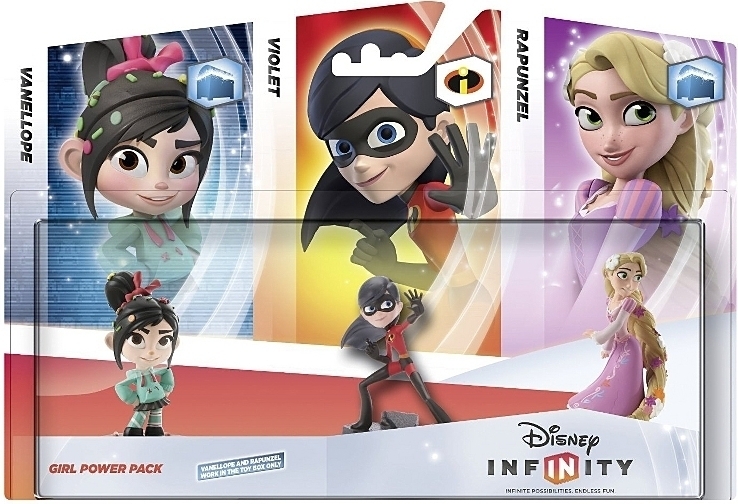 Disney Infinity Triple Pack Girl Power (Vanellope/Violet/Rapunzel)