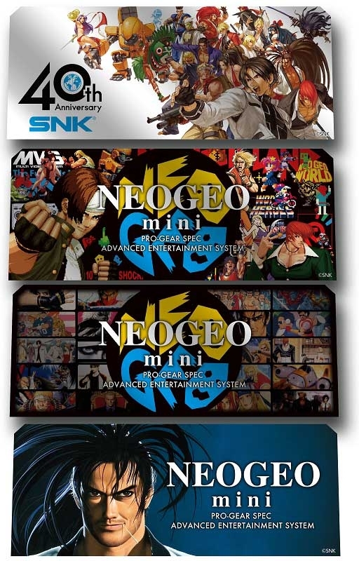 Neo Geo Mini Character Stickers
