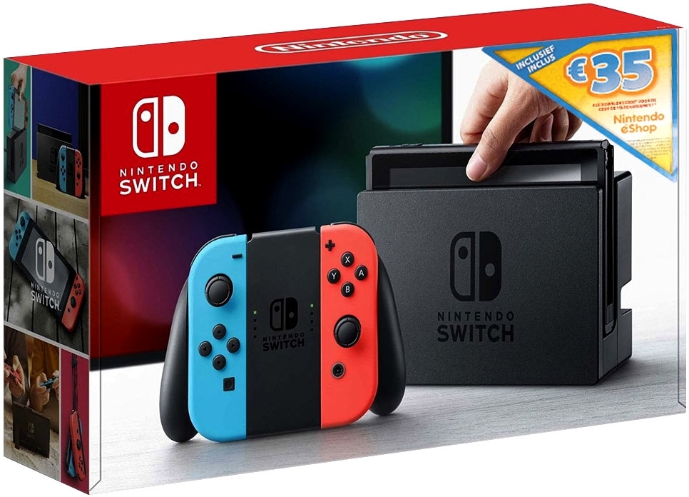 Nintendo Switch - Red/Blue + €35 E-Shop Tegoed