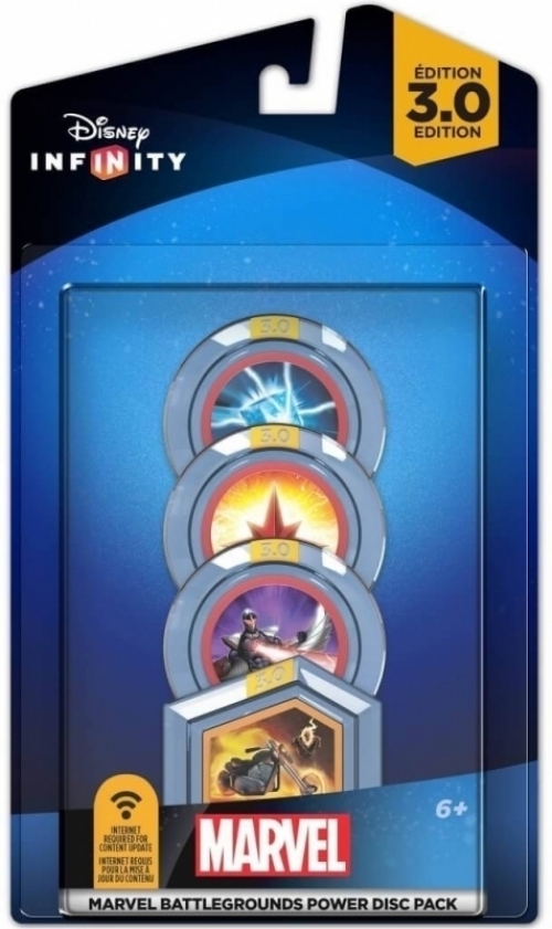 Disney Infinity 3.0 Power Discs 4-Pack Marvel Battlegrounds