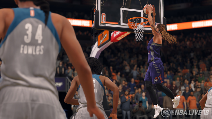 The WNBA comes to video games in NBA Live 18