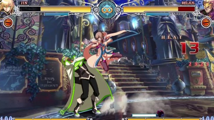 Learn new Jin Kisaragi combos for the BlazBlue: Central Fiction 2.0 version