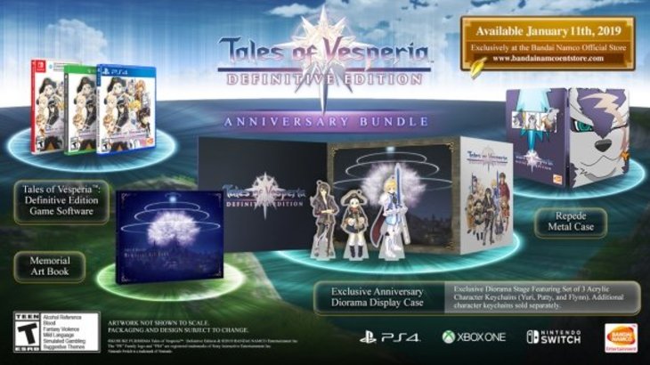 Tales of Vesperia: Definitive Edition limited editions announced for the Americas and Europe
