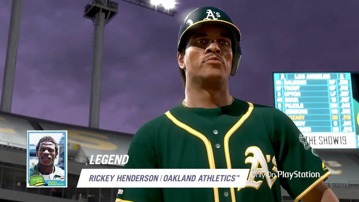 Legend Rickey Henderson Leads Diamond Bosses into MLB The Show 19