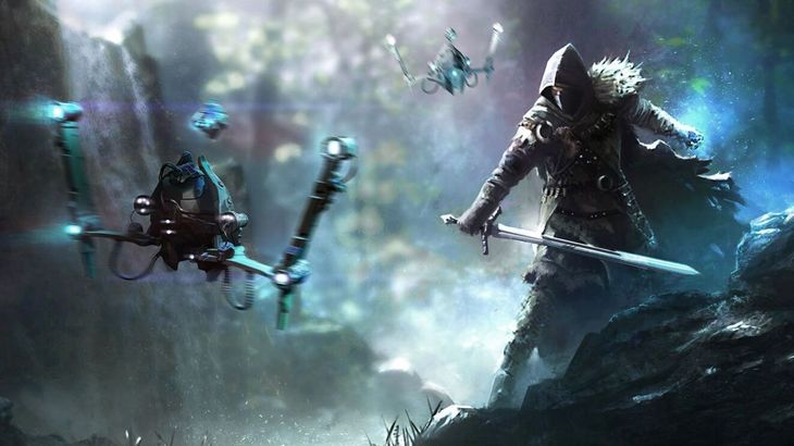 Elex gameplay video is 12 minutes of jetpack-fuelled exploration