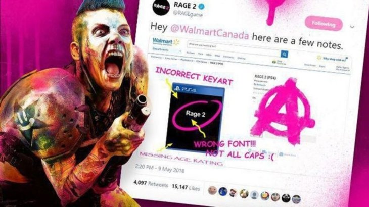 Walmart Canada pokes fun at Rage 2 leak with special pre-order box art