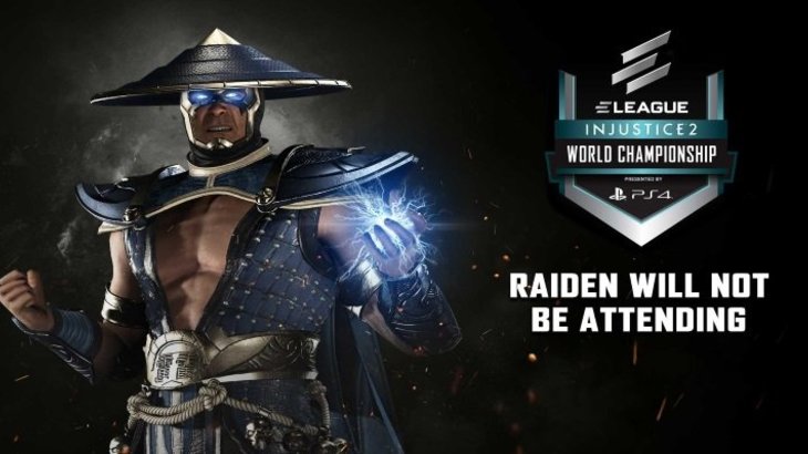 Raiden will be banned for the entirety of the ELEAGUE Injustice 2 World Championships; including Last Chance Qualifier