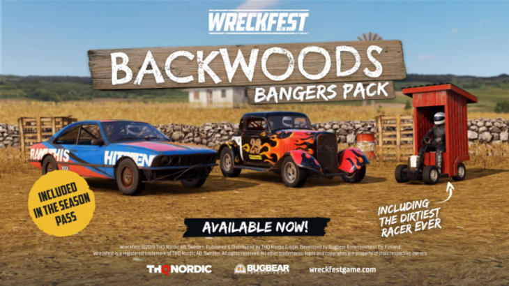 Wreckfest Backwood Bangers Pack available!