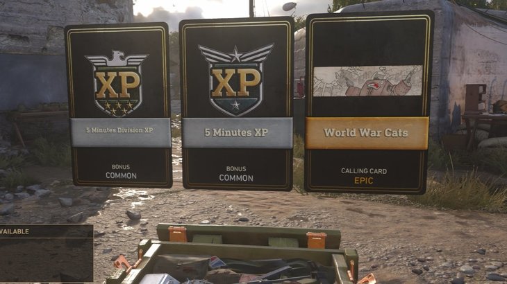 Call of Duty: WW2's loot boxes now have XP boosts