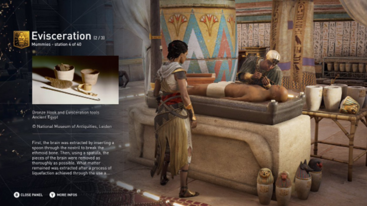 If you were hoping that Assassin’s Creed: Origins would offer lessons in the history of evisceration