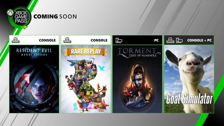 News: Xbox Games Pass adds Rare Replay and Resident Evil: Revelations