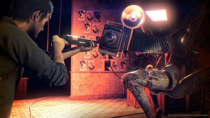 This PC footage of The Evil Within 2 features two fights against monsters made of limbs