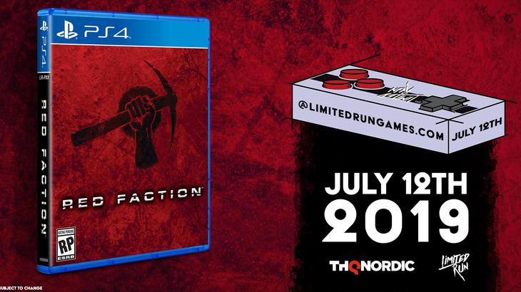 Red Faction PS4 limited run physical edition announced