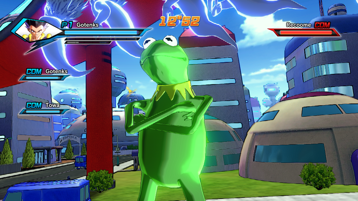 Kermit the Frog Goes Super Saiyan in This Ridiculous Dragon Ball Xenoverse Mod