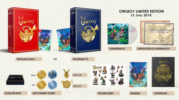 Owlboy limited edition launches July 13