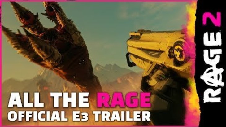 RAGE 2- Official E3 Trailer- All the RAGE